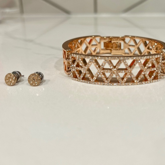 Fossil bracelet/earring set - Picture 1 of 3